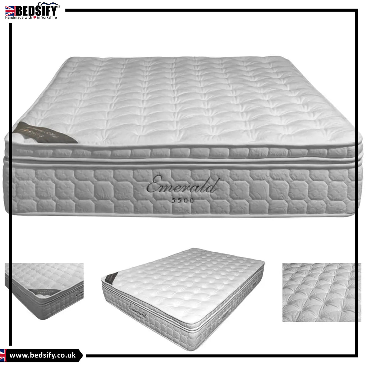 Emerald 5500 Series – 1000 Pocket Soft Medium Mattress