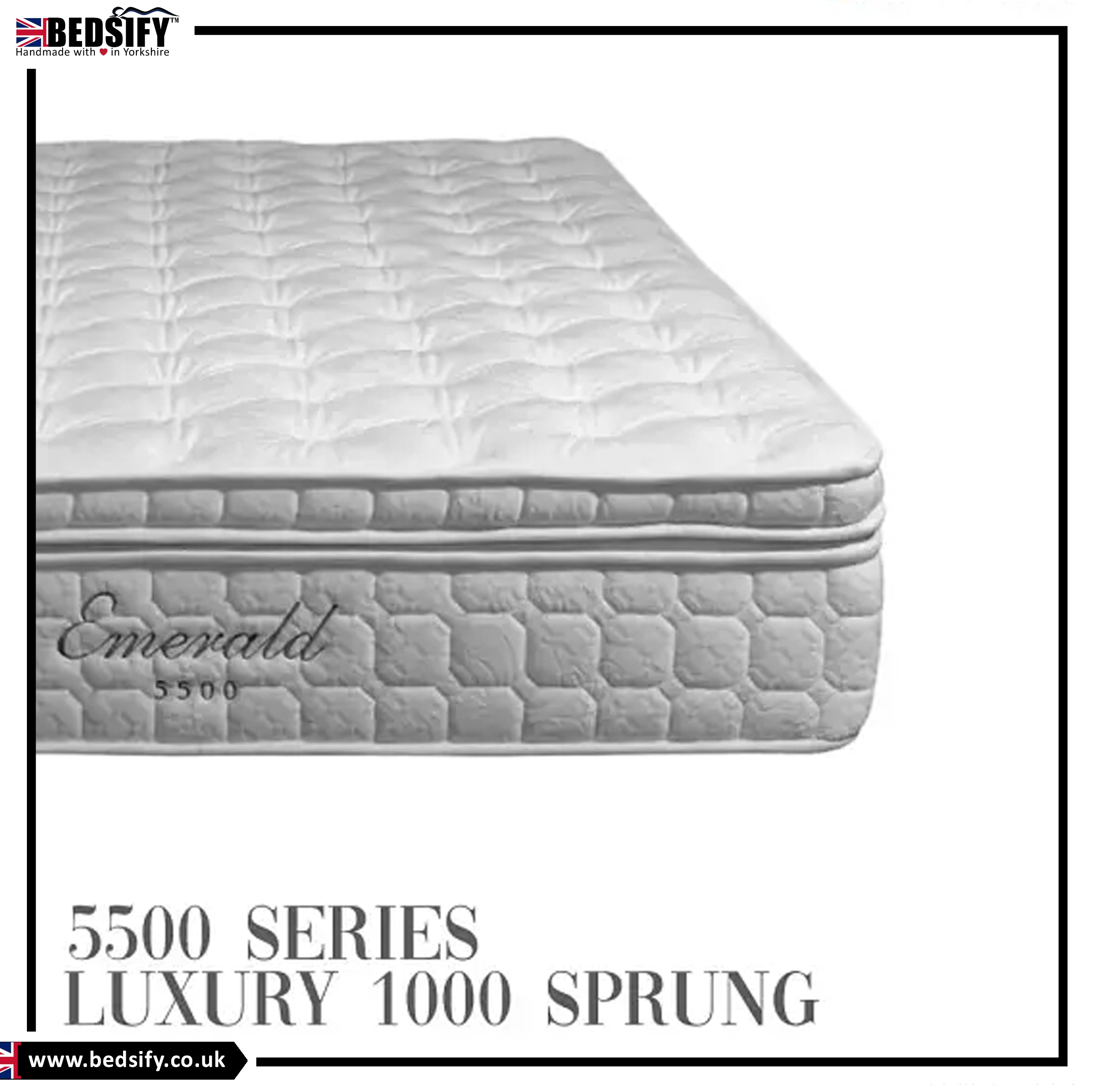 Emerald 5500 Series – 1000 Pocket Soft Medium Mattress