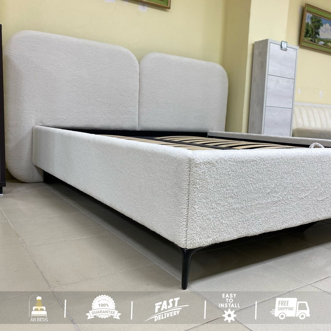 2025 Round Edge Optional Ottoman Bed