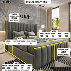 2025 Manhattan Bed Frame with Lines